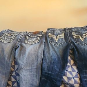 Vigoss jeans ,size5/6 . Maurice  jeans 7/8 reg